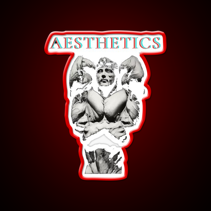 Aesthetics Frank Zane Gym Motivation Gym Fitness Led Neon Sign Rgb Color