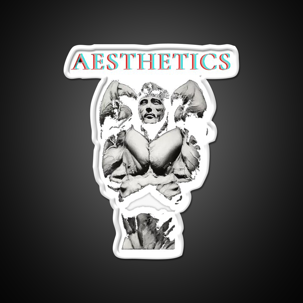 Aesthetics Frank Zane Gym Motivation Gym Fitness Led Neon Sign Rgb Color