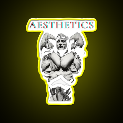 Aesthetics Frank Zane Gym Motivation Gym Fitness Led Neon Sign Rgb Color