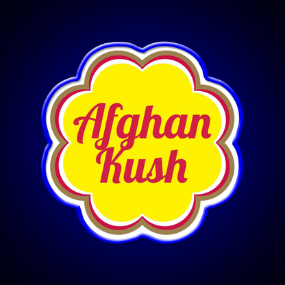 Afghan Kush Hemp Inspired Green Leaf Led Neon Sign Rgb Color - LED neon sign view 5