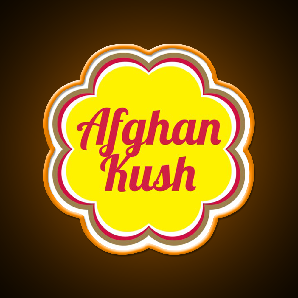 Afghan Kush Hemp Inspired Green Leaf Led Neon Sign Rgb Color - LED neon sign view 6