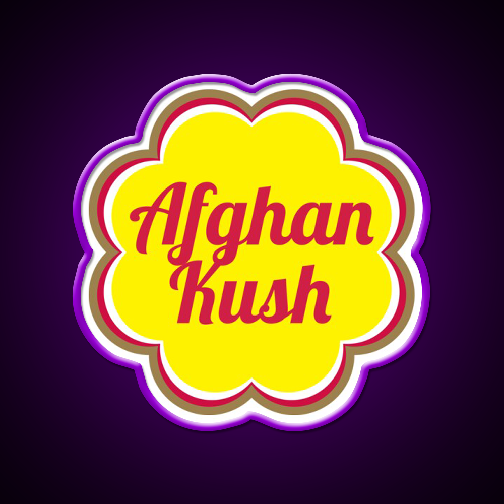 Afghan Kush Hemp Inspired Green Leaf Led Neon Sign Rgb Color - LED neon sign view 9