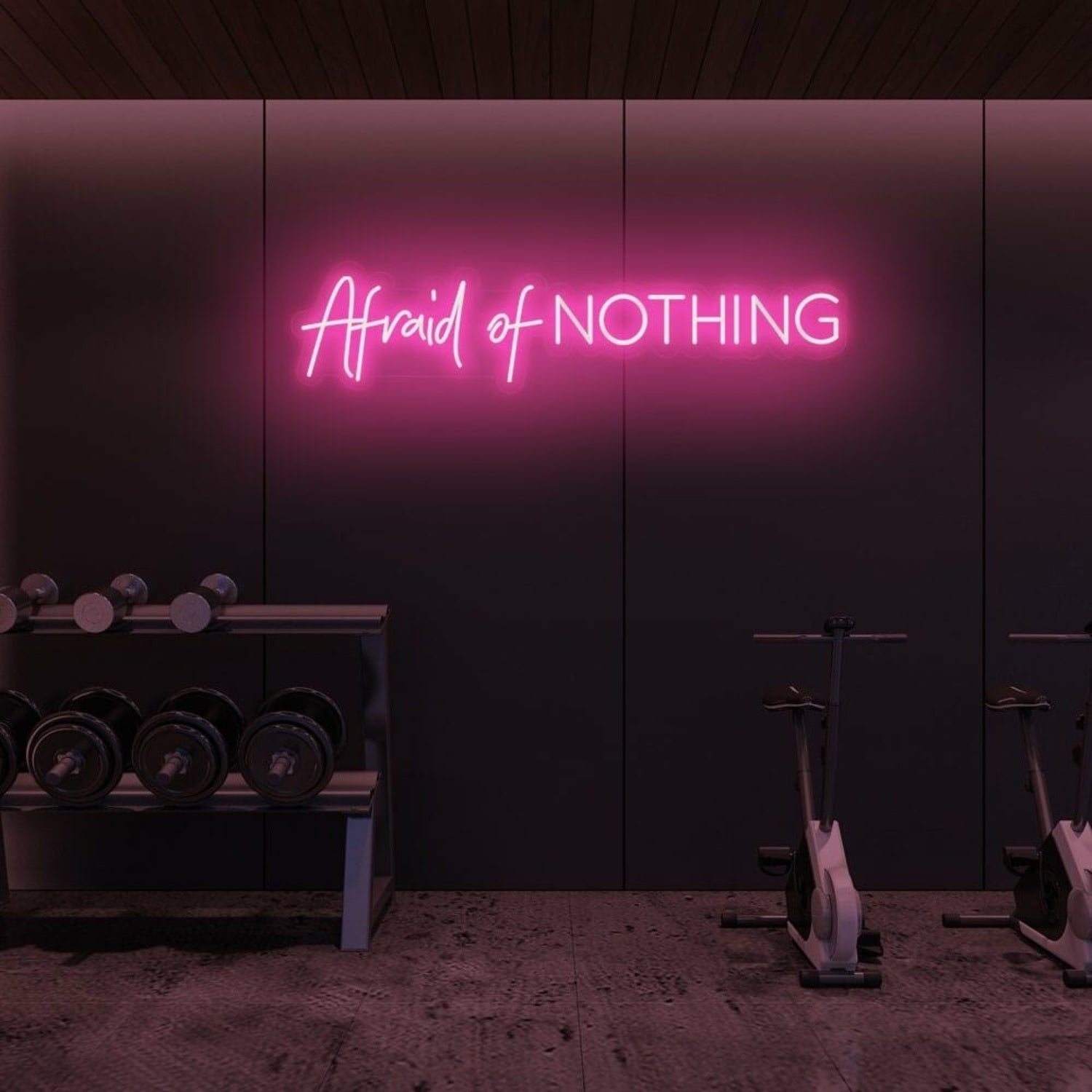 Afraid Of Nothing Led Neon Sign | Shineneon