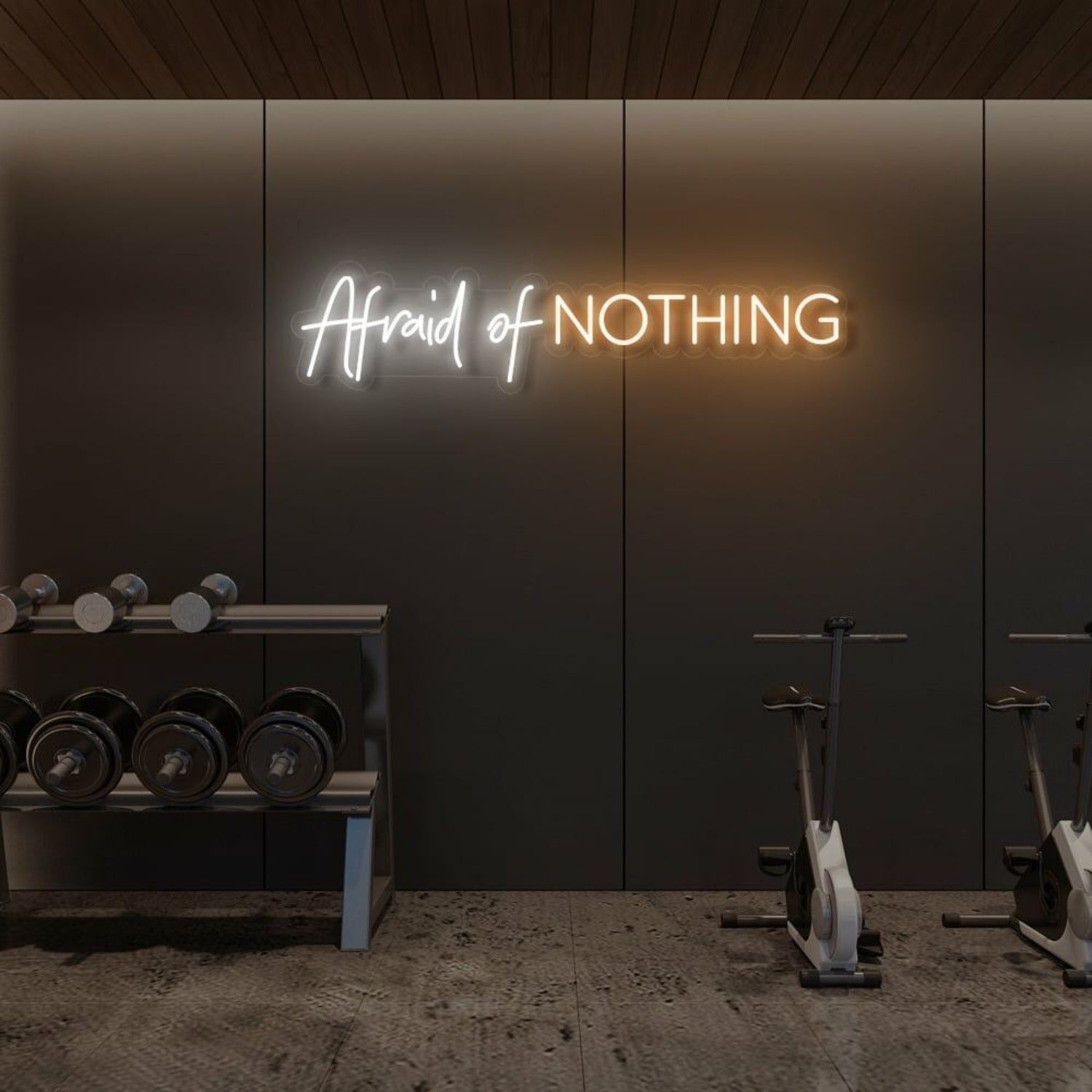 Afraid Of Nothing Led Neon Sign | Shineneon
