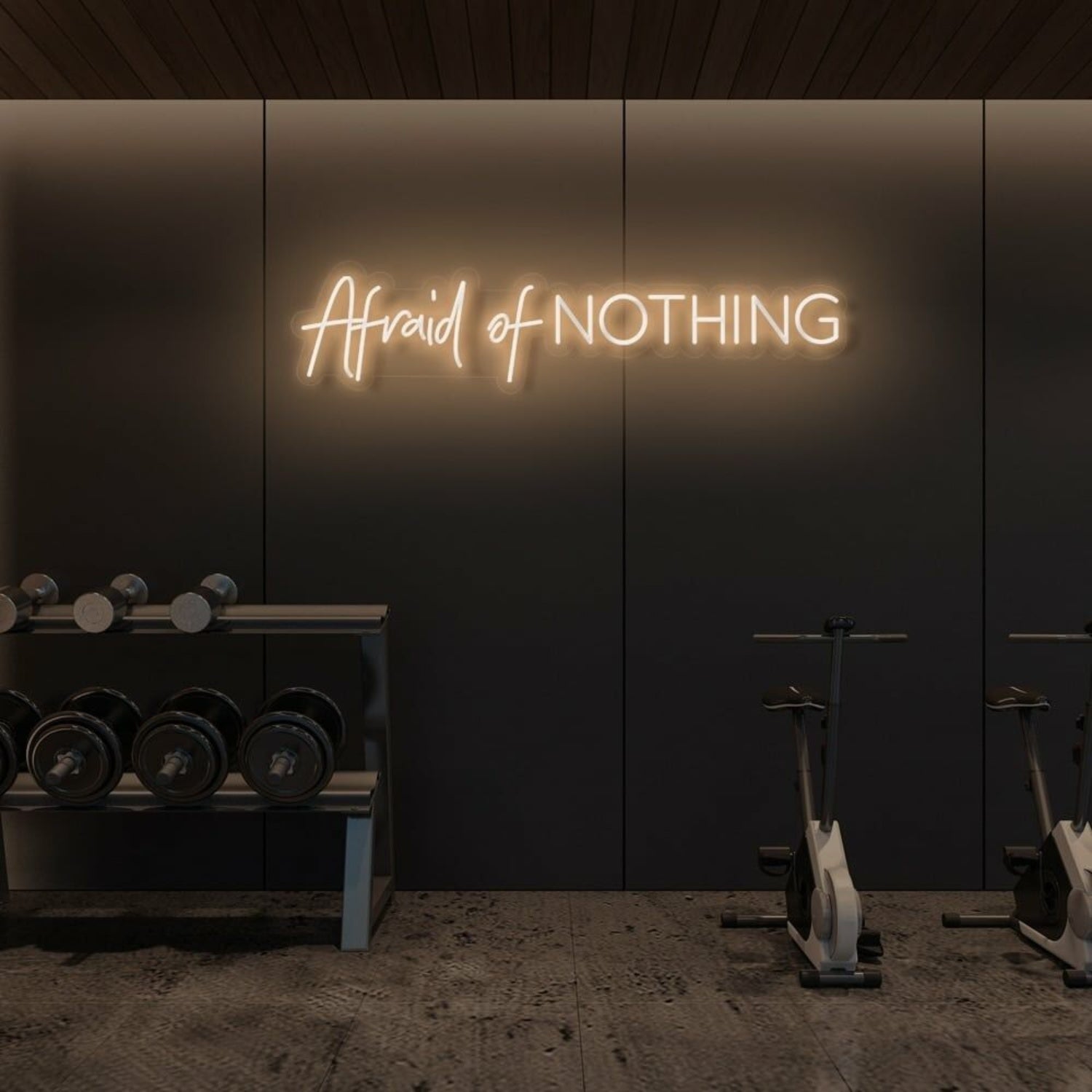 Afraid Of Nothing Led Neon Sign | Shineneon