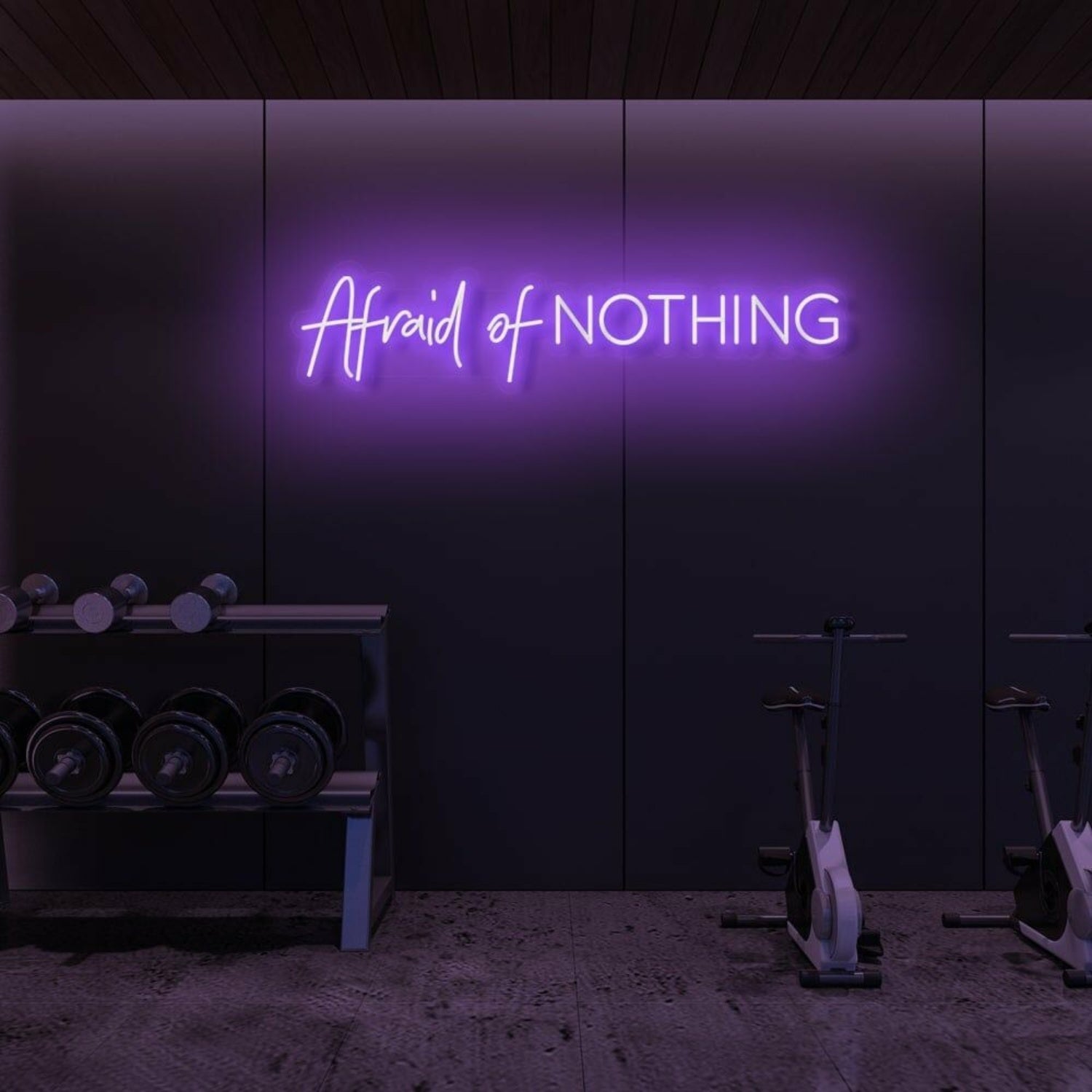 Afraid Of Nothing Led Neon Sign | Shineneon
