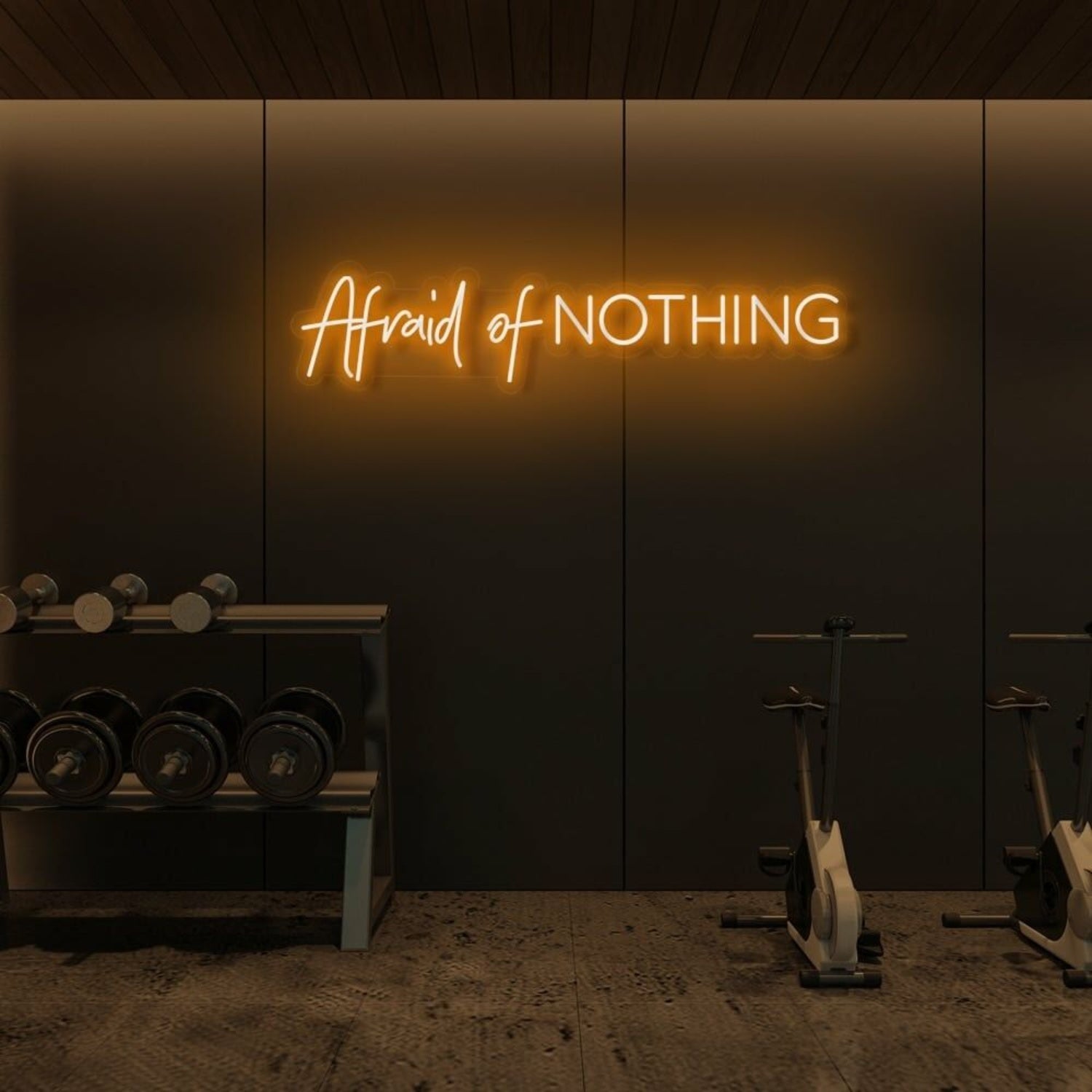 Afraid Of Nothing Led Neon Sign | Shineneon