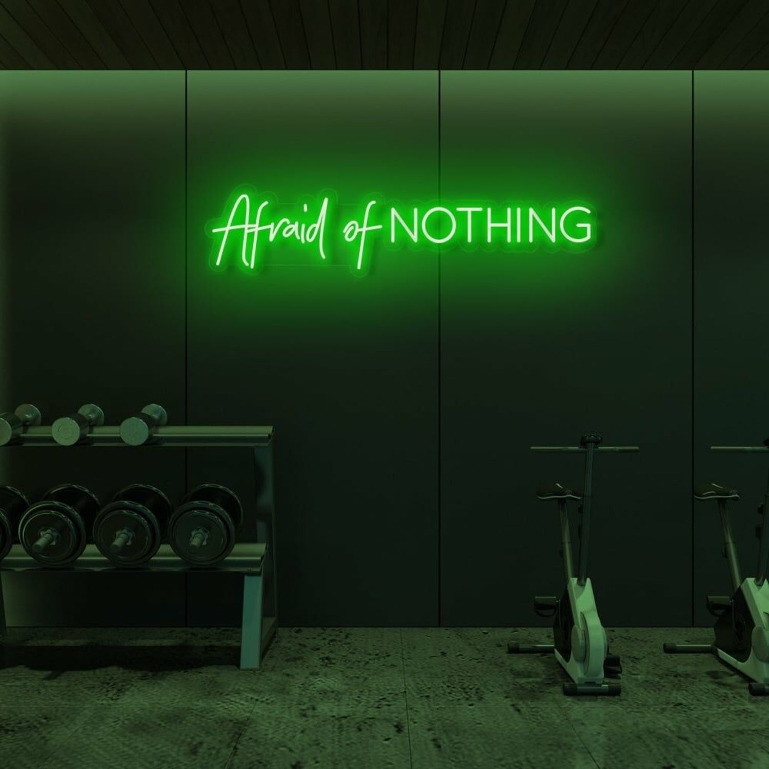 Afraid Of Nothing Led Neon Sign | Shineneon