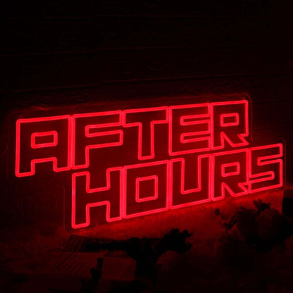 After Hours Red Neon Sign | Shineneon