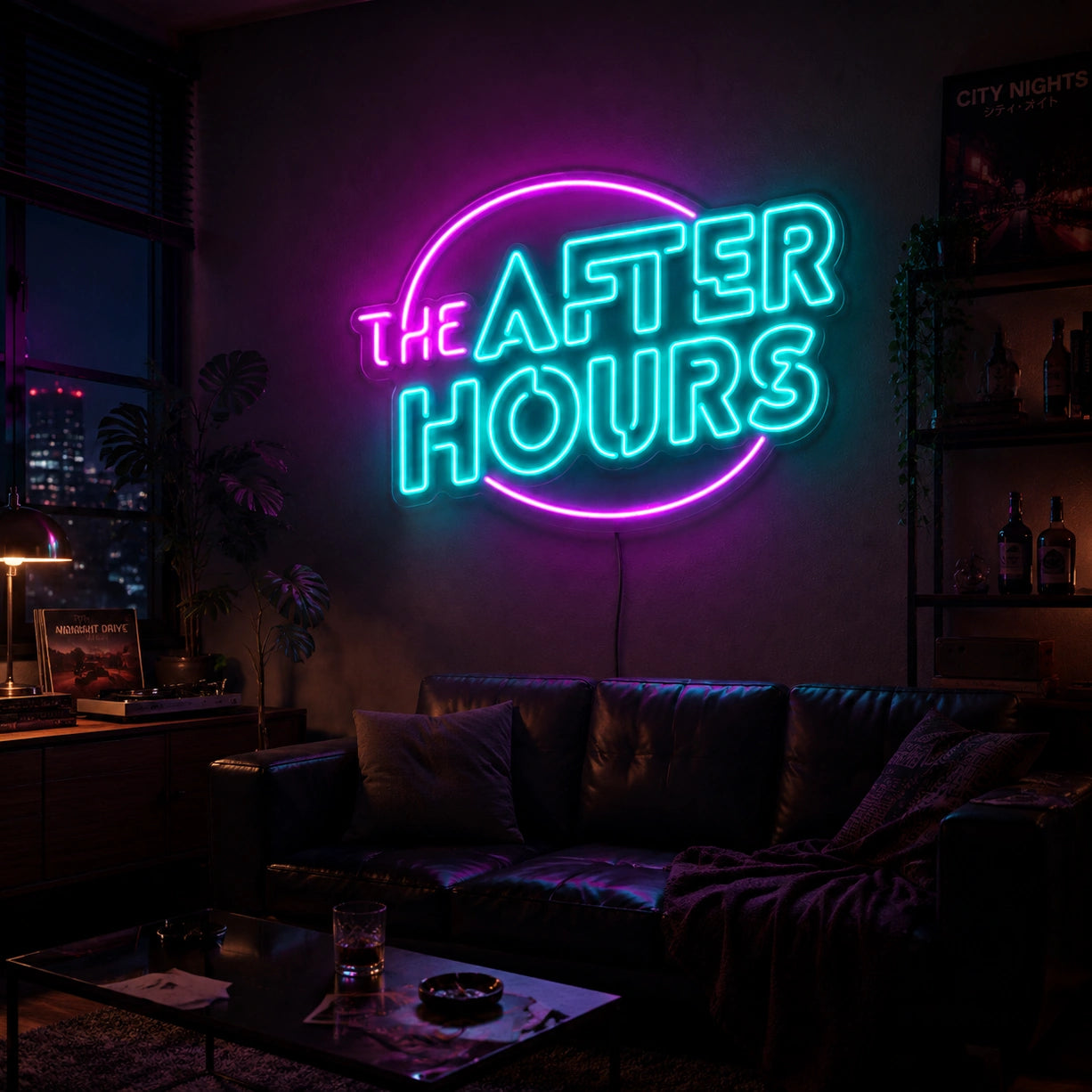 After Hours Retro Neon Sign LED Neon Sign high-converting product image