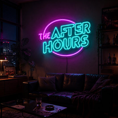After Hours Retro Neon Sign LED Neon Sign high-converting product image