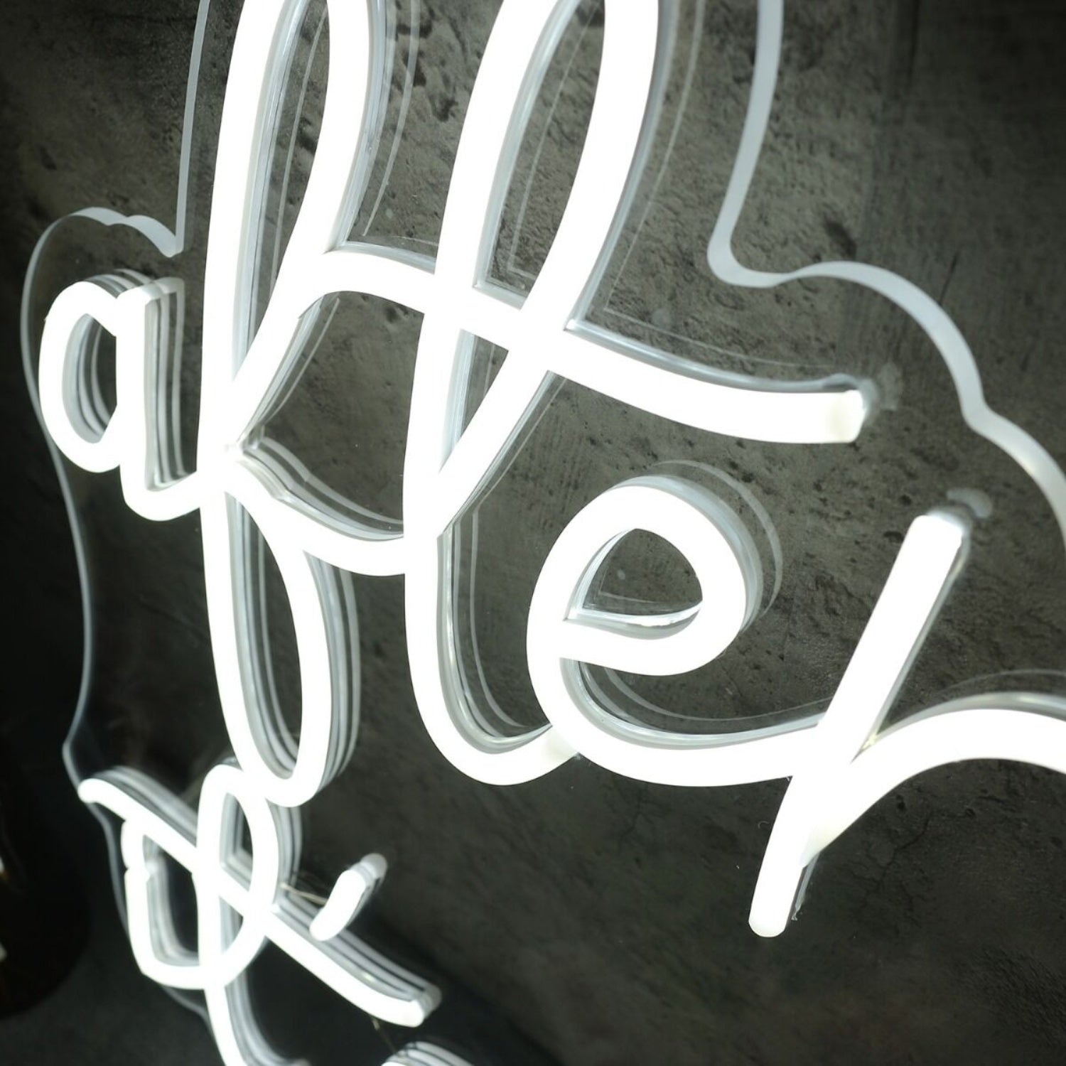 After The Party It Is Me And You White Neon Sign | Shineneon