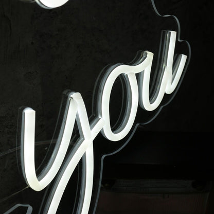 After The Party It Is Me And You White Neon Sign | Shineneon
