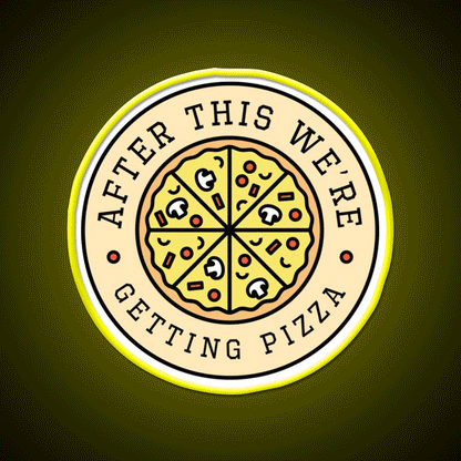 After This Were Getting Pizza Fast Food Led Neon Sign For Burger Place Rgb Color