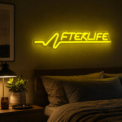 Afterlife LED Neon Sign size image
