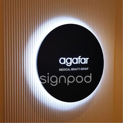 Agafar Signpod Acrylic Business Logo Sign