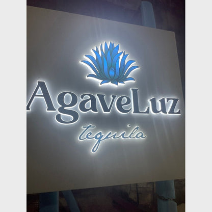 Agaveluz With Big Logo 3D Backlit Channel Letters Led Light Sign - Shineneon