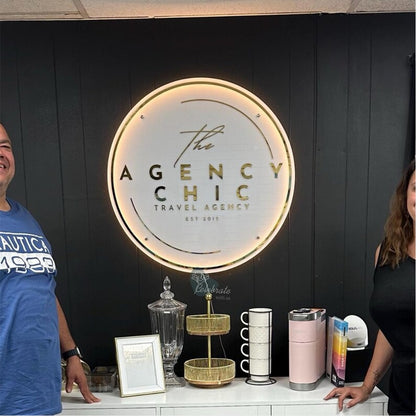 Agency Chic Acrylic Business Logo Sign