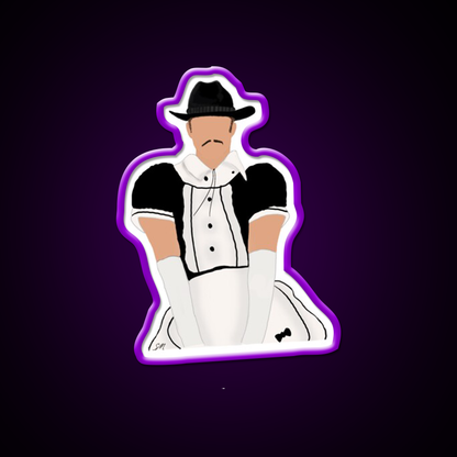 Agent Whiskers Whiskey Drink Bar Led Neon Sign Rgb Color