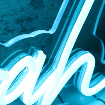 Ahavah Blue Led Neon Sign - Shineneon