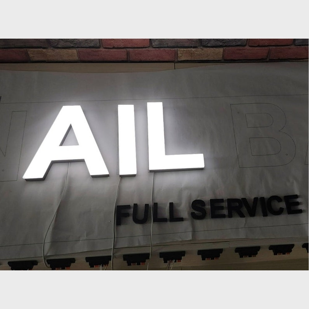 Ail Full Service 3D Frontlit Channel Letters Led Light Sign