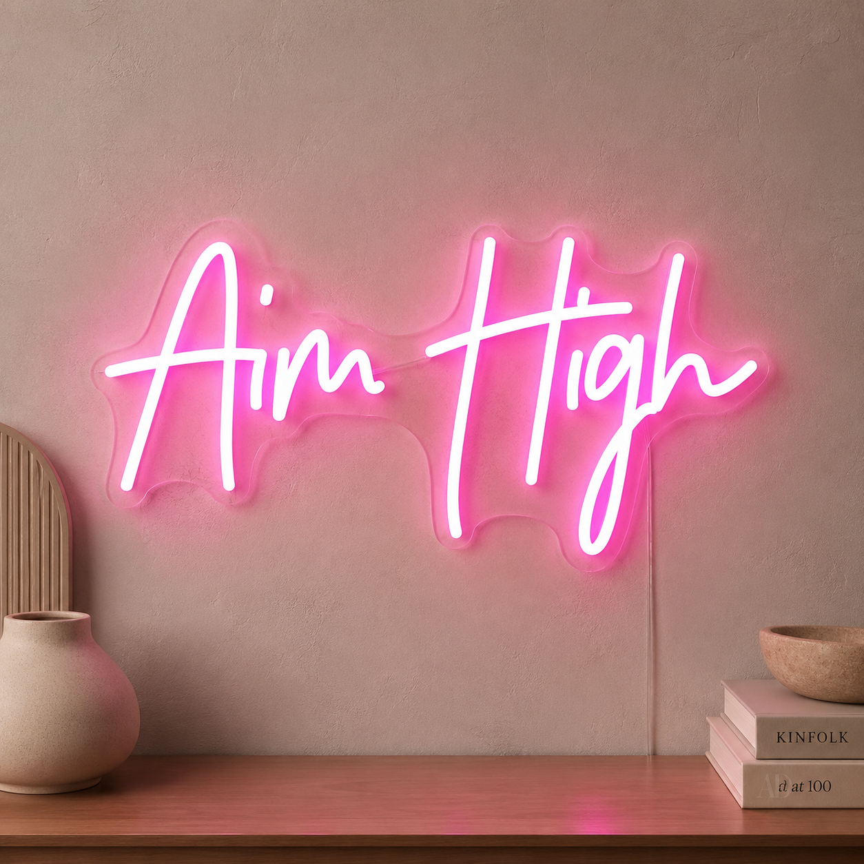 Aim High Is Wall Decor LED Neon Sign - 02 High-Converting Product Image