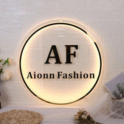 Aionn Fashion Acrylic Business Logo Sign - Shineneon