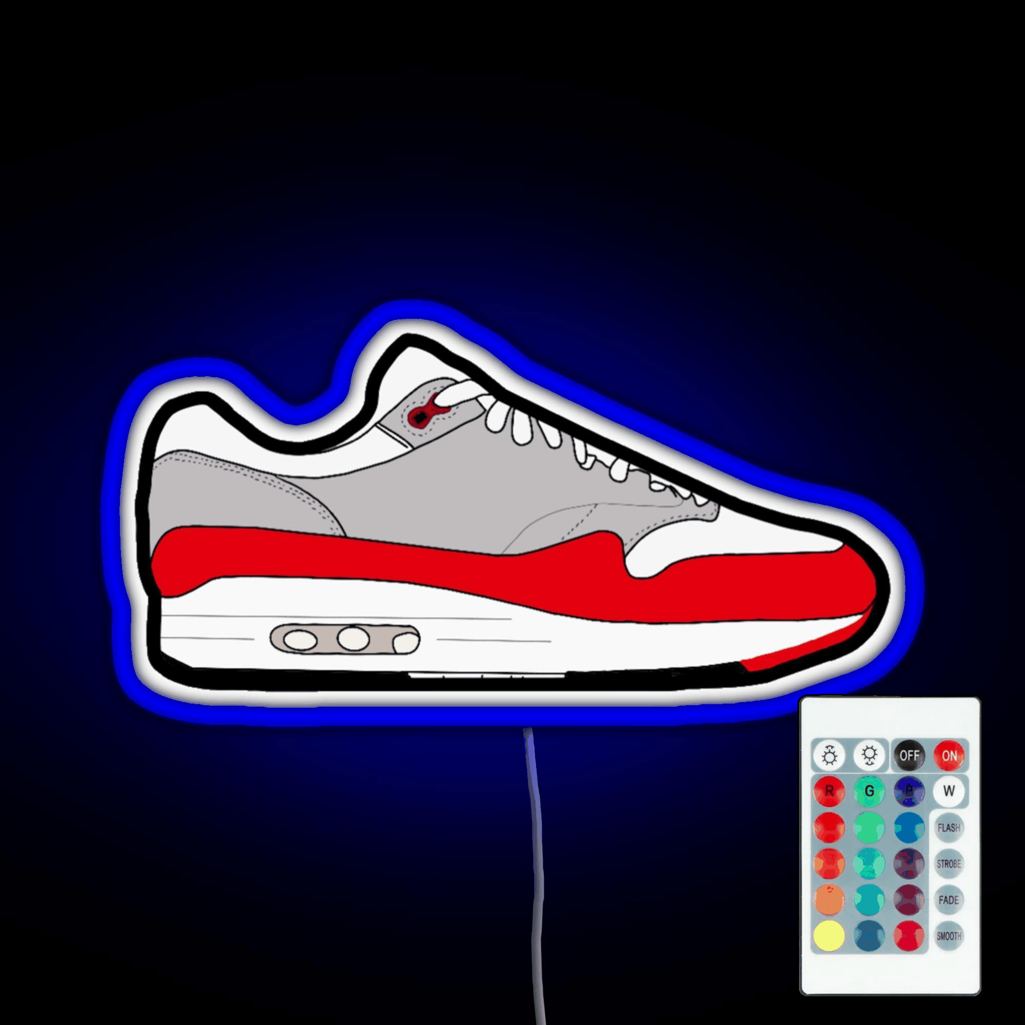 Air Max 1 Og Rgb Led Neon Sign Pop Wall Art