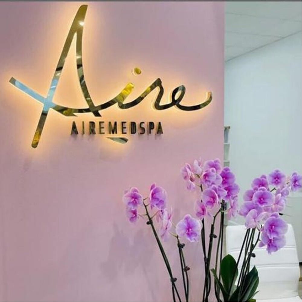 Aire Airemedspa 3D Backlit Channel Letters Led Light Sign - Shineneon