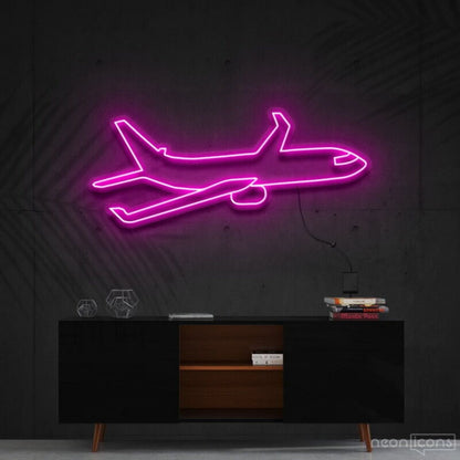 Airplane Led Neon Sign For Travel Lovers And Fun Decor | Shineneon