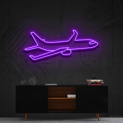 Airplane Led Neon Sign For Travel Lovers And Fun Decor | Shineneon