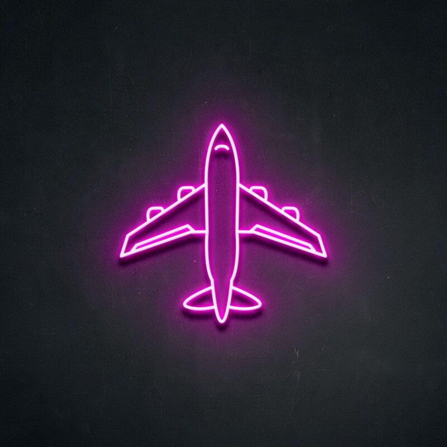 Airplane Led Neon Sign Ftravel Enthusiasts And Fun Decor - Shineneon