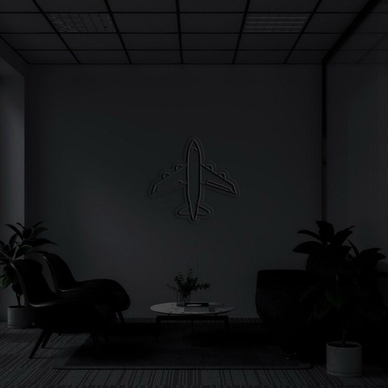 Airplane Led Neon Sign Ftravel Enthusiasts And Fun Decor - Shineneon