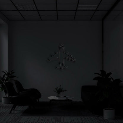 Airplane Led Neon Sign Ftravel Enthusiasts And Fun Decor - Shineneon