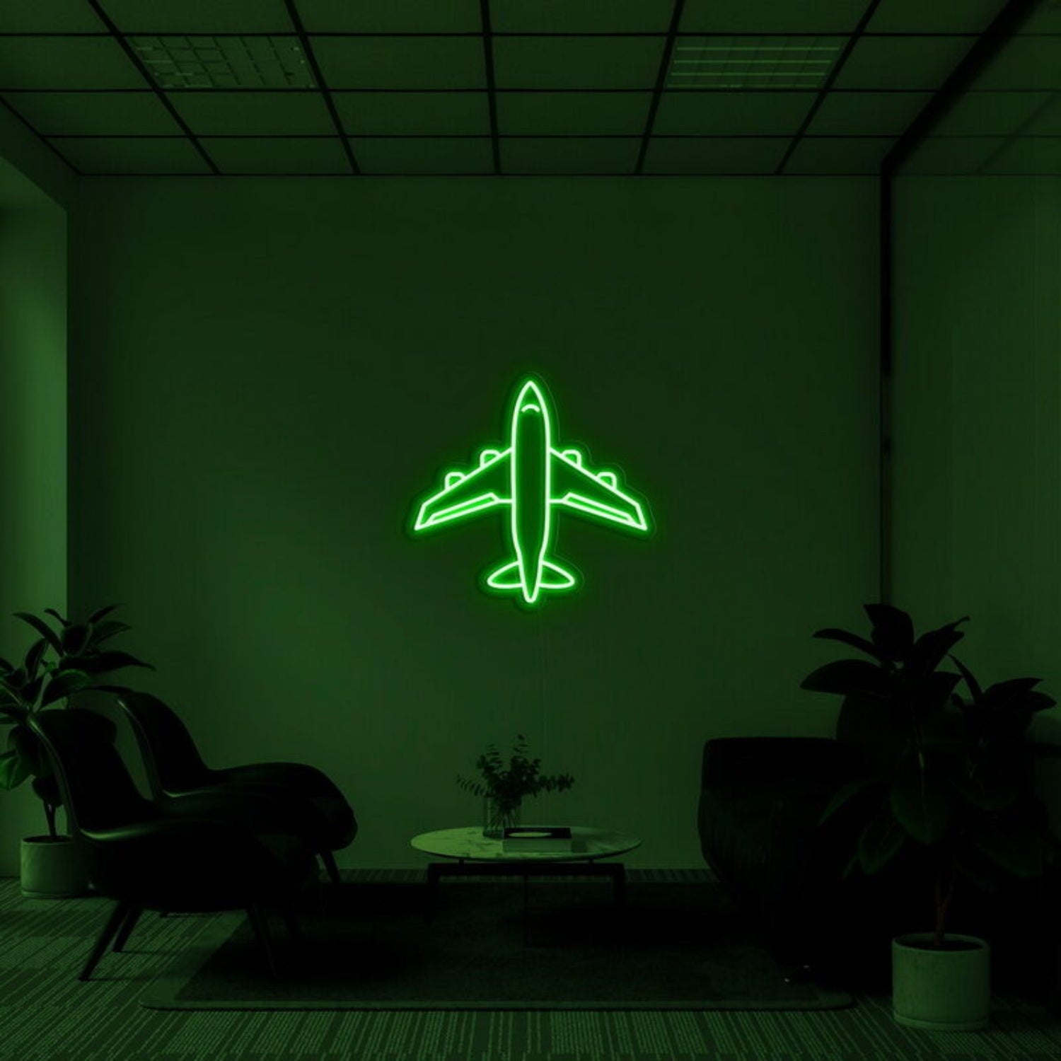 Airplane Led Neon Sign Ftravel Enthusiasts And Fun Decor - Shineneon