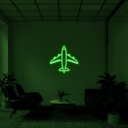 Airplane Led Neon Sign Ftravel Enthusiasts And Fun Decor - Shineneon