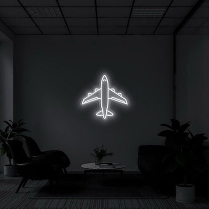Airplane Led Neon Sign Ftravel Enthusiasts And Fun Decor - Shineneon