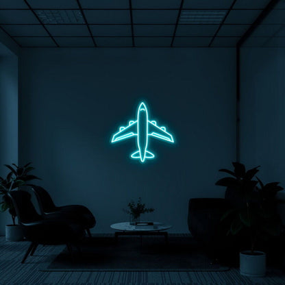 Airplane Led Neon Sign Ftravel Enthusiasts And Fun Decor - Shineneon