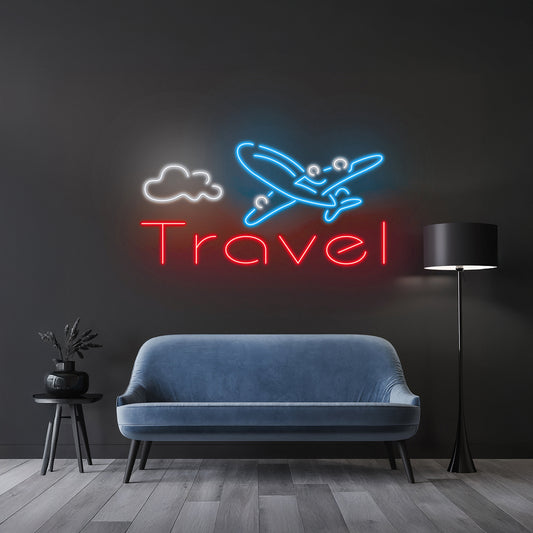 Airplane Neon Sign