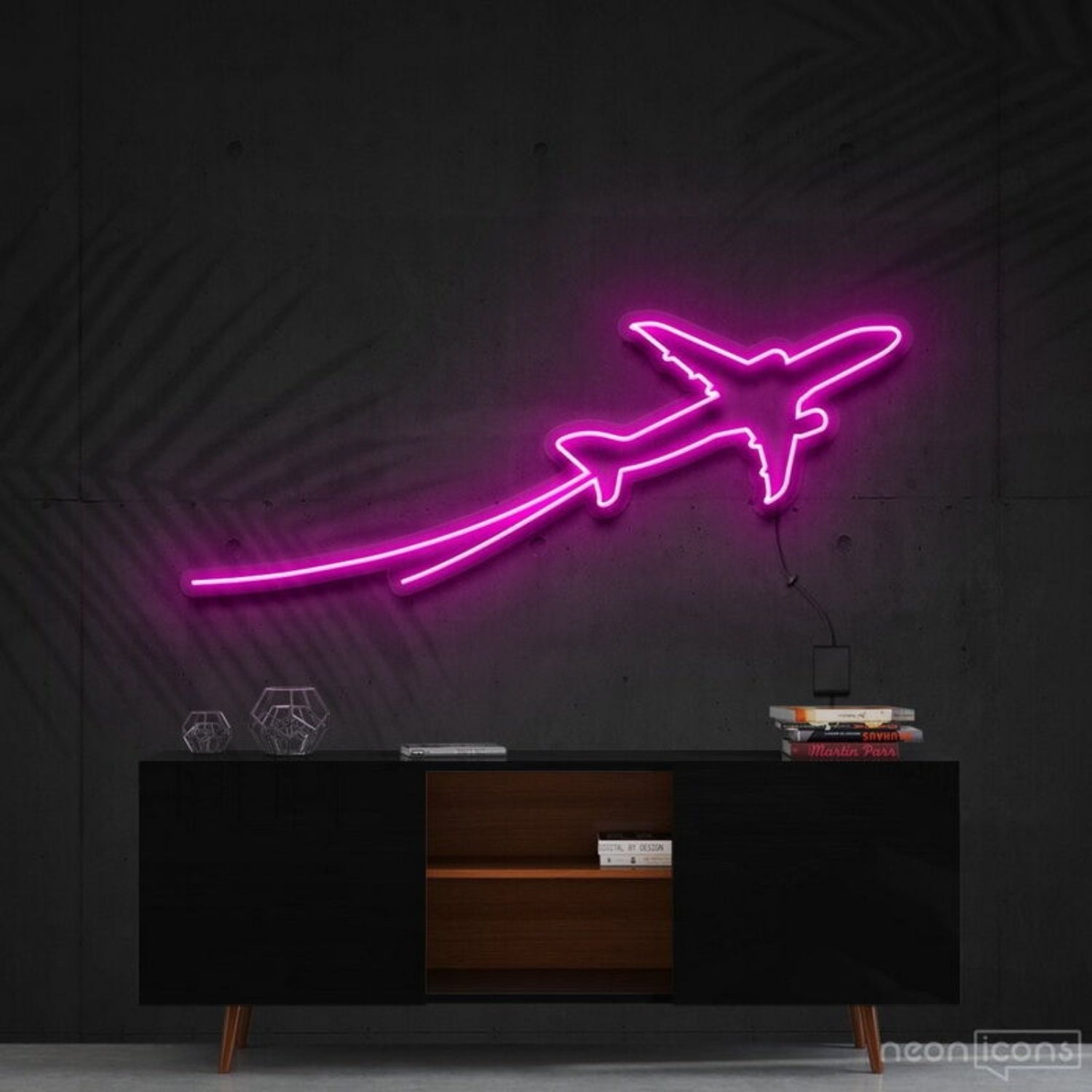 Airplane Take Off Led Neon Sign Ftravel Enthusiasts - Shineneon