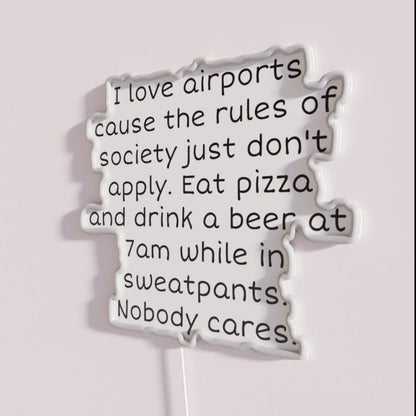 Airport Life Rgb Led Neon Sign - Shineneon