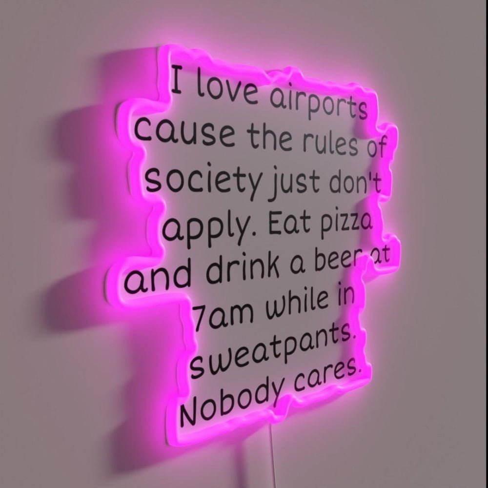 Airport Life Rgb Led Neon Sign - Shineneon