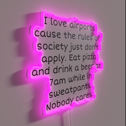 Airport Life Rgb Led Neon Sign - Shineneon
