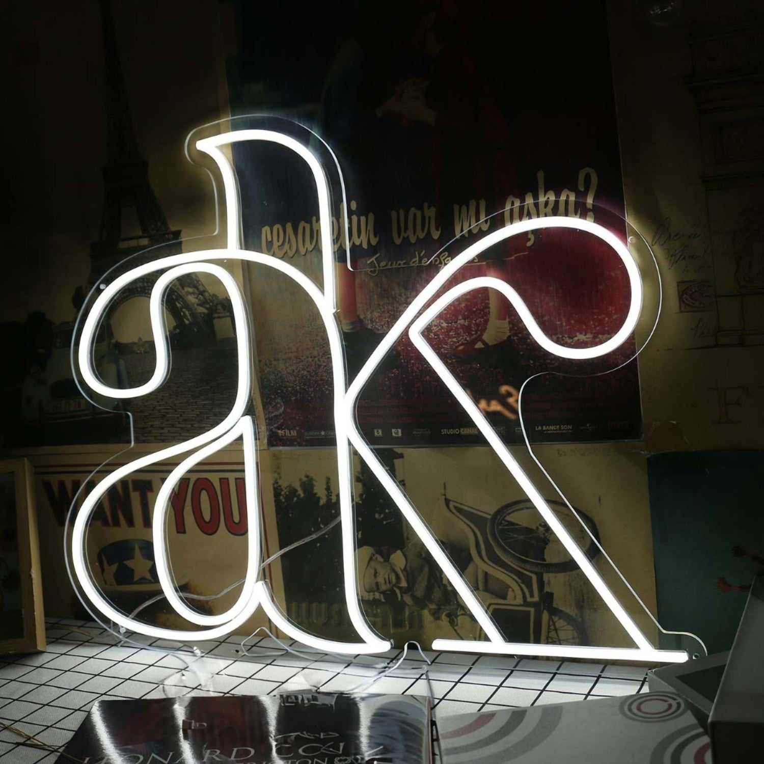 Ak White Custom Led Neon Sign - Shineneon