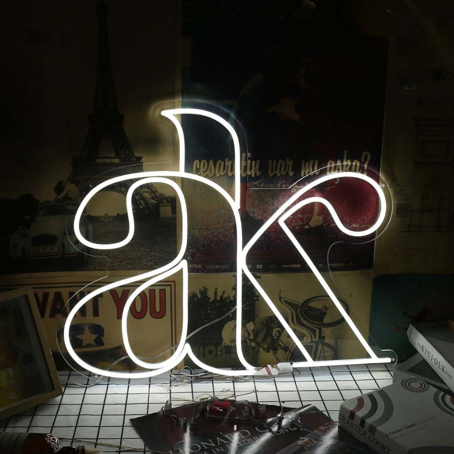 Ak White Custom Led Neon Sign - Shineneon