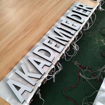 Akademieder 3D Frontlit Letters Metal Led Sign - Shineneon