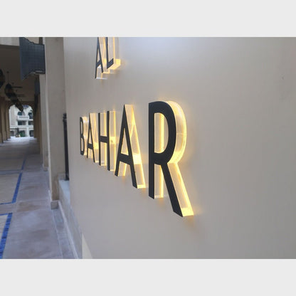 Al Bahar 3D Backlit Channel Letters Led Light Sign - Shineneon