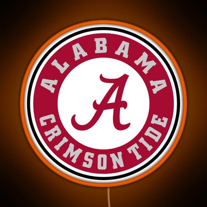 Alabama Crimson Tide Football Rgb Led Neon Sign Pop Wall Art - Shineneon