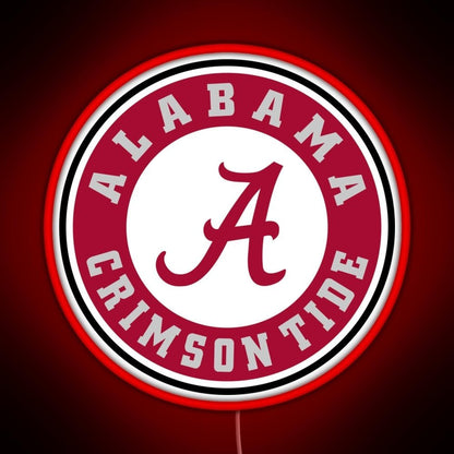 Alabama Crimson Tide Football Rgb Led Neon Sign Pop Wall Art - Shineneon