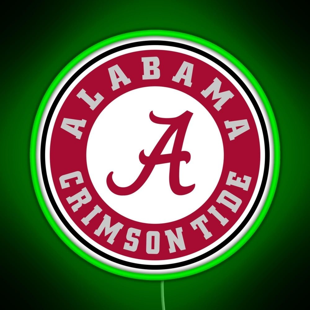 Alabama Crimson Tide Football Rgb Led Neon Sign Pop Wall Art - Shineneon